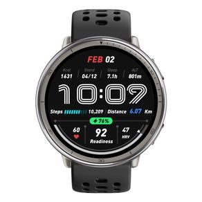 SMARTWATCH AMAZFIT ACTIVE 2  SPORT SILICONE BLACK