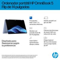Miniatura 4 de PORTATIL HP X360 INTEL OMNIBOOK 5 FLIP 14 CORE I5-1334U, 16GB, 512GB SSD, 14" TACTIL , W11