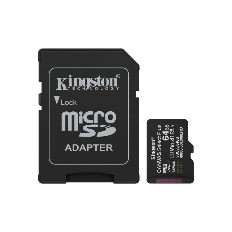MEMORIA 64GB MICROSDXC CANVAS SELECT GEN 3+ADAPT - Imagen 9 de 9