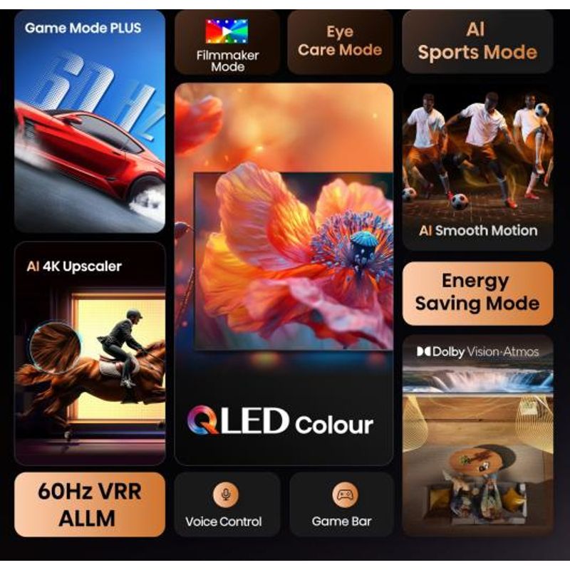 TELEVISOR LED HISENSE 65E77Q SMART TV 65" HD - Imagen 5 de 13