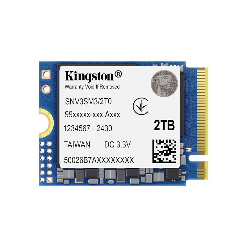 KINGSTON 2000G NV3 M.2 2230 NVMe SSD SSD 2000GB M.2 6000MB/s PCI Express 4.0 NVMe - Imagen 2 de 5