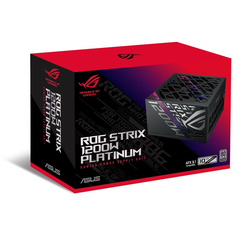 Fuente Alimentación 1200W Asus ROG ROG-STRIX-1200P-GAMING 80 PLUS Platinum Fully-Modular Negro - Imagen 17 de 17