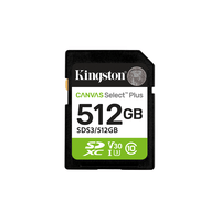 Miniatura 1 de KINGSTON 512GB SDXC CANVAS SELECT PLUS GEN3 150MB/S C10 UHS-I U3 V30