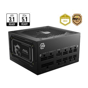 MSI MAG A850GL PCIE5 II 850W 12 cm 80 PLUS GoldFully-Modular