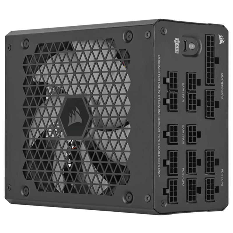 Fuente Alimentación 1000W CORSAIR HXi Series HX1000i 80 PLUS Platinum Fully-Modular Negro - Imagen 2 de 4
