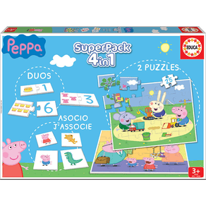 JUEGO EDUCA SUPERPACK PEPPA PIG +3 ANOS EDUCA BORRAS 16229