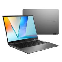 Miniatura 12 de PORTATIL ASUS VIVOBOOK 14 FLIP OLED TP3407SA-QL065W. 14" WUXGA. INTEL CORE ULTRA 7 258V. ARC GRAPHICS 140V. 32GB RAM, 1TB SSD. W11 HOME. GRIS