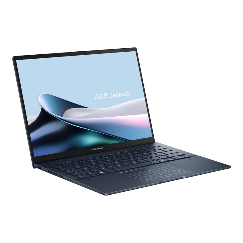 PORTATIL ASUS ZENBOOK 14 OLED UX3405MA-PZ080W. 14" WQXGA+ 120HZ. INTEL CORE ULTRA 7 155H. ARC GRAPHICS. 16GB RAM. 512GB SSD. W11 HOME. AZUL - Imagen 8 de 8