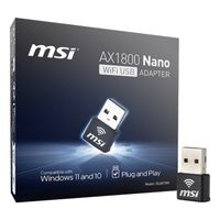 Miniatura 6 de MSI GUAX18N AX1800 WiFi6 USB Nano Adapter