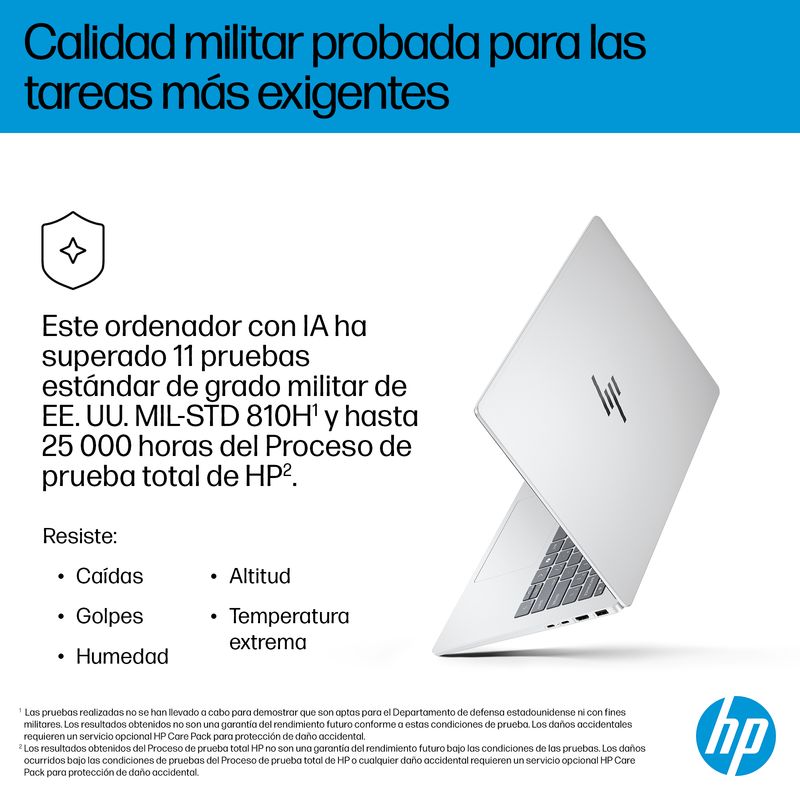 PORTATIL HP OMNIBOOK 7 14 ULTRA 5-225U - EVO, 16GB, 1TB SSD, 14" , W11 - Imagen 9 de 19