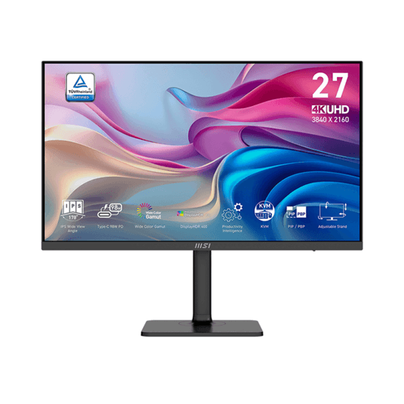 MSI Modern MD272UPHG 27" IPS 4K Ultra HD HDMI Altavoces - Imagen 1 de 8