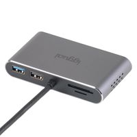 Miniatura 3 de iggual Hub C 8 en 1 2xHDMI 2xUSB 2xSD RJ45 PD100W