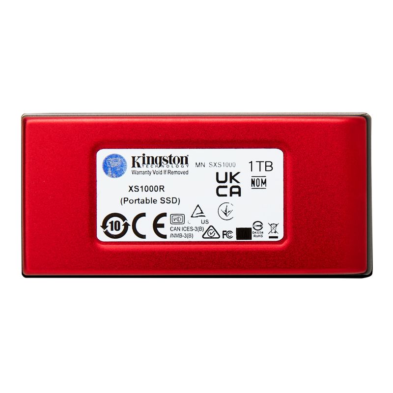 DISCO DURO EXTERNO 1TB KINGSTON SSD ROJO XS1000 - Imagen 3 de 11