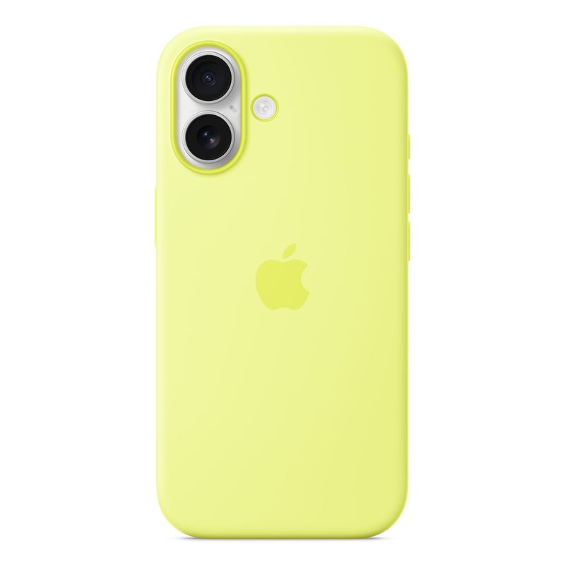 iPhone 17 Silicone Case with MagSafe - Neon Yellow - Imagen 2 de 7