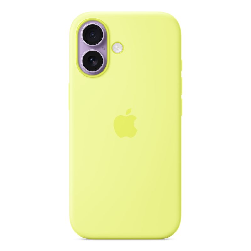 iPhone 17 Silicone Case with MagSafe - Neon Yellow - Imagen 3 de 7