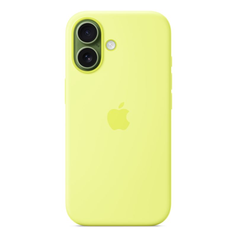 iPhone 17 Silicone Case with MagSafe - Neon Yellow - Imagen 4 de 7