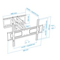 Miniatura 12 de SOPORTE MONITOR/TV TOOQ PL6270TN-B 37´´/70´´ MAX.5