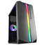 Caja MARS GAMING MC-S1 Negro Caja PC Compacta Gaming Micro-ATX Iluminación ARGB 12 Modos Ventilador FRGB Ventana Lateral Completa RGB Negro
