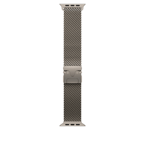 49mm Natural Titanium Milanese Loop - Large