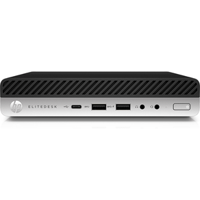 Ordenador Reacondicionado MINI HP EliteDesk 800 G4 / i5-8TH / 16Gb / 512 Gb NVME / Win 11 Pro / Sin cable trebol / Wifi+Antena / Grado A