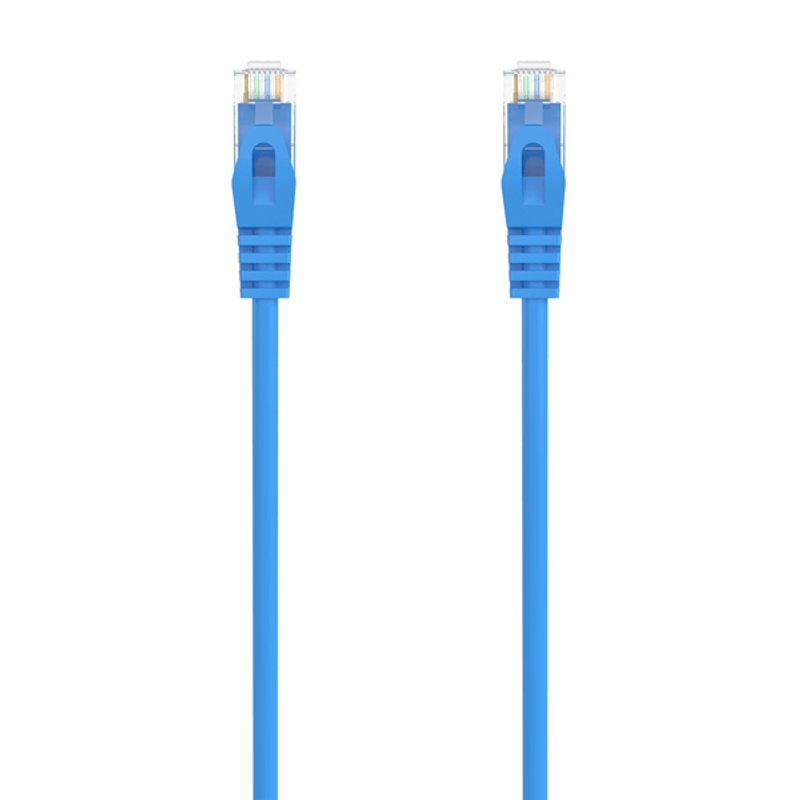 AISENS Cable de Red Latiguillo RJ45 LSZH Cat.6A 500 Mhz UTP AWG24, Azul, 25CM - Imagen 1 de 5