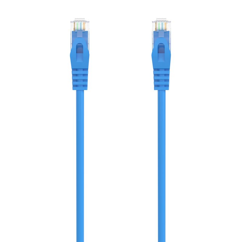 AISENS Cable de Red Latiguillo RJ45 LSZH Cat.6A 500 Mhz UTP AWG24, Azul, 25CM - Imagen 2 de 5
