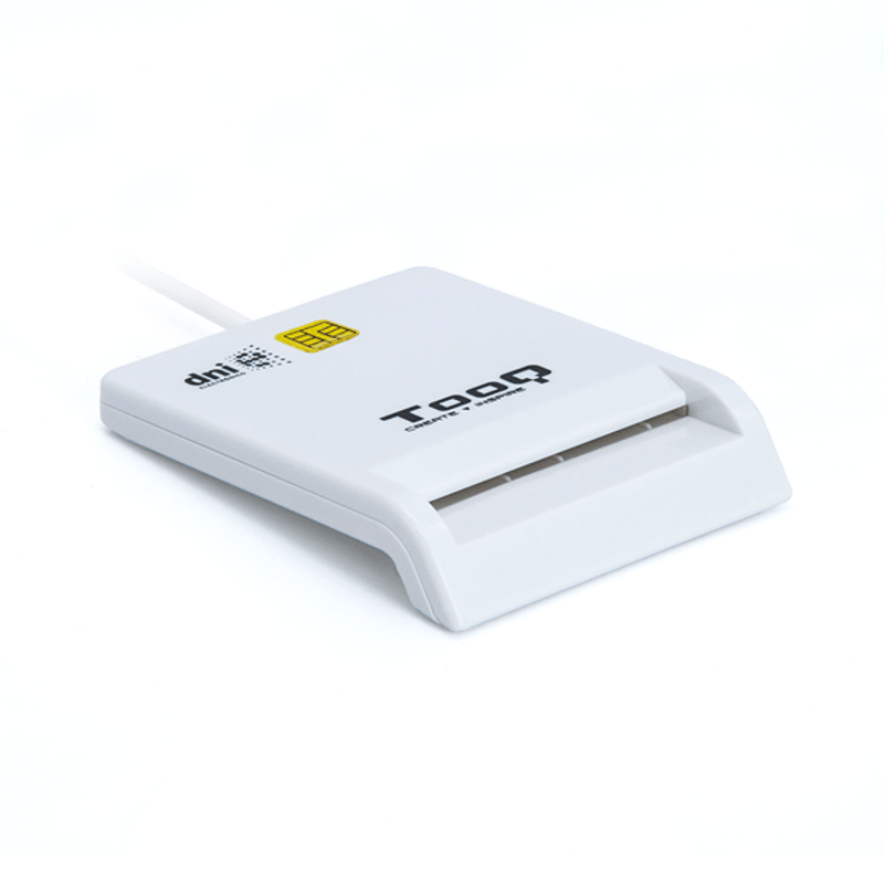 Tooq Lector de tarjetas DNIE usb 2.0 blanco - Imagen 1 de 4