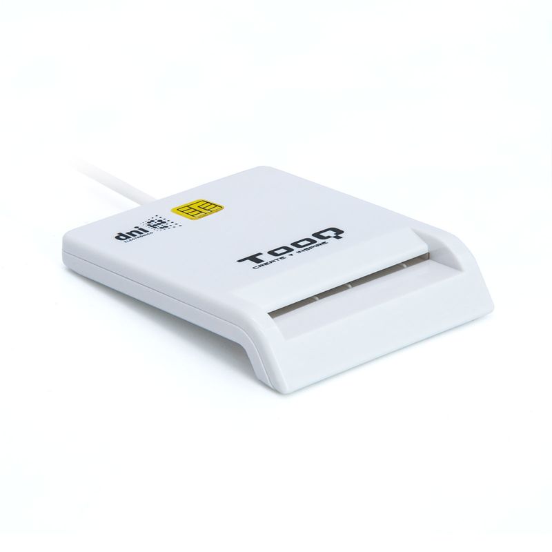Tooq Lector de tarjetas DNIE usb 2.0 blanco - Imagen 2 de 4