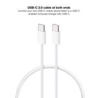 Miniatura 4 de Nanocable Cable USB-C 2.0 60W USB-C/M-M, 1m