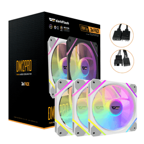 VENTILADOR DARKFLASH DM12 PRO 3EN1 BLANCO