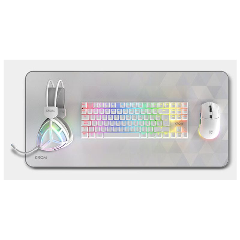 PACK KROM 4 EN 1 RGB KLASS GAMING COMBO BLANCO - Imagen 10 de 13