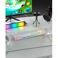 Miniatura 13 de PACK KROM 4 EN 1 RGB KLASS GAMING COMBO BLANCO