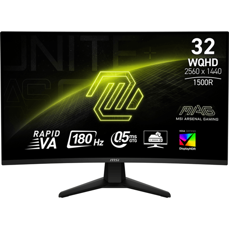 MONITOR MSI MAG 32CQ6F 31.5" Rapid VA 2560 x 1440 HDMI - Imagen 1 de 16