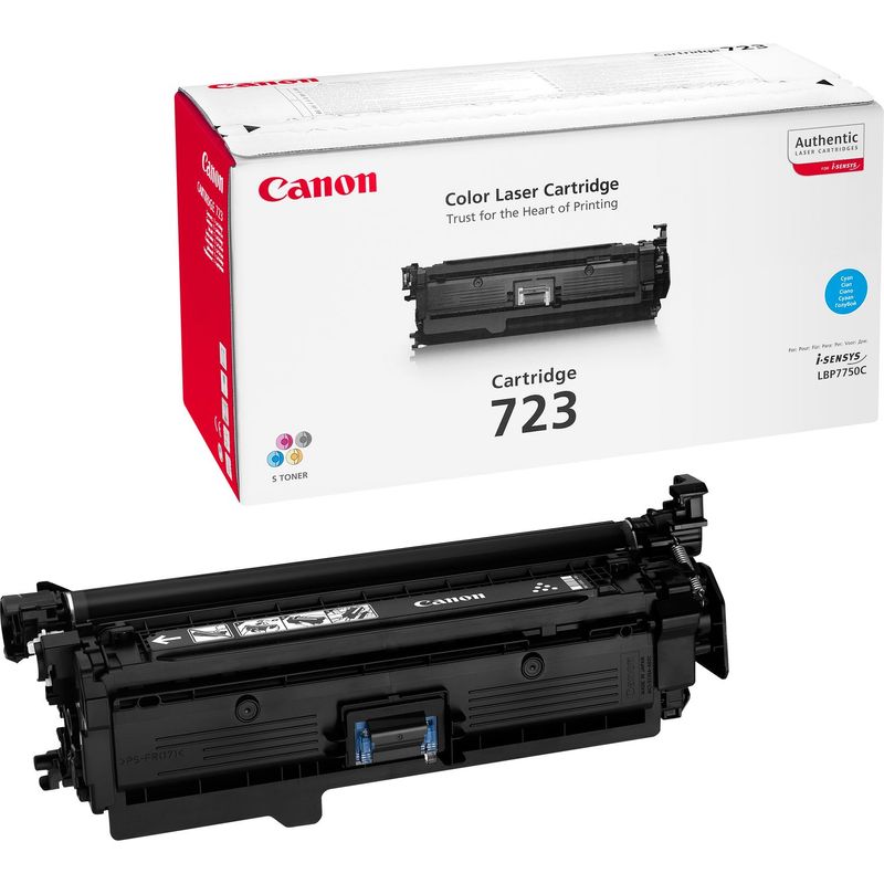CANON TONER LASER LBP-7750CDN CYAN 5.000 PAGINAS - Imagen 2 de 2