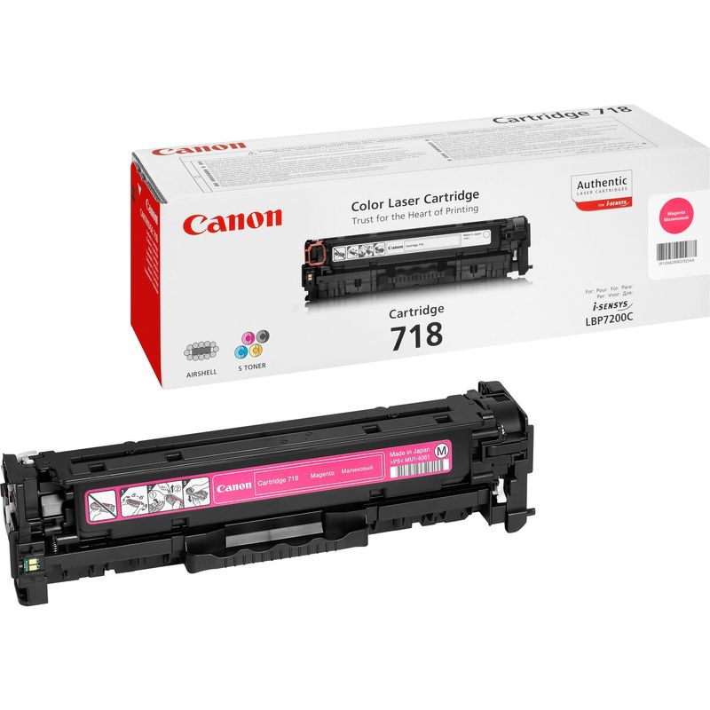 Toner 718/Magenta 3400sh f LBP7200cdn - Imagen 2 de 2