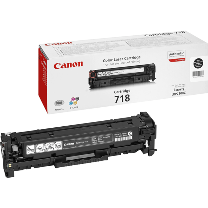 Toner 718 black - Imagen 1 de 2