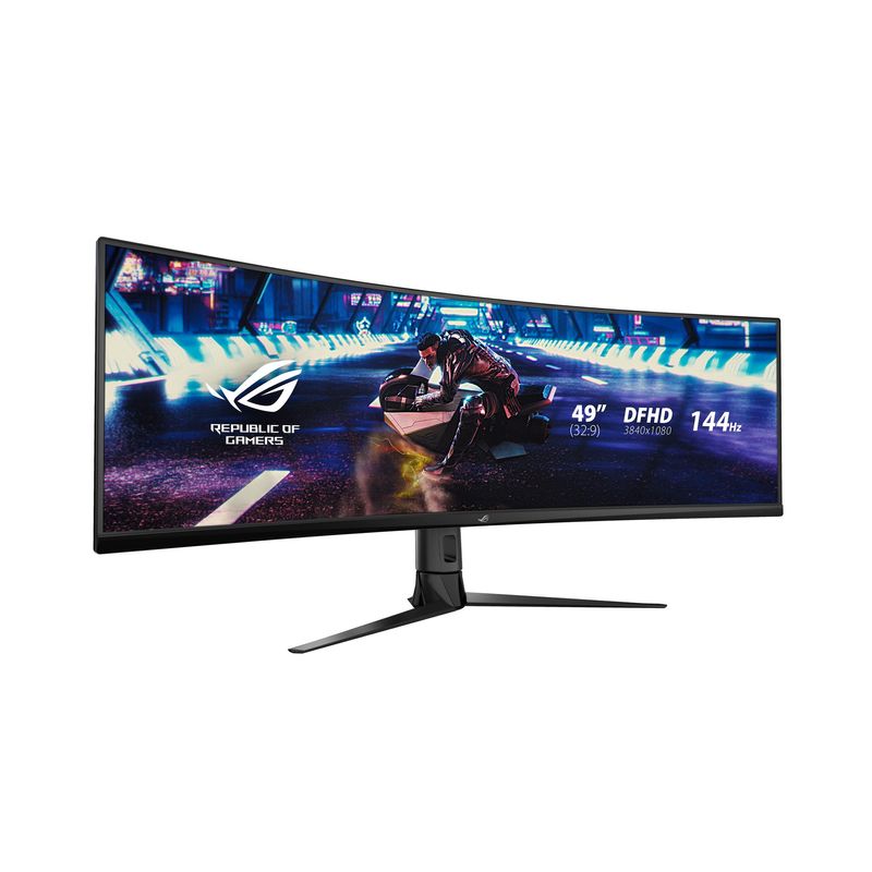 MONITOR 49" CURVO DP HDMI USB ASUS XG49VQ GAMING 3840X1080 144Hz REGULABLE EN ALTURA - Imagen 2 de 7