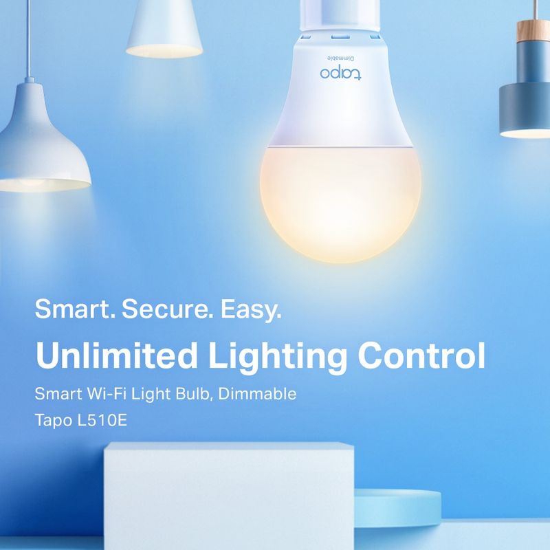 BOMBILLA INTELIGENTE LED TP-LINK TAPO L510E SMART WIFI REGULABLE (PACK 2 UNIDADES) - Imagen 3 de 8