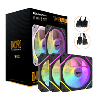 Miniatura 1 de VENTILADOR DARKFLASH DM12 PRO 3EN1 NEGRO