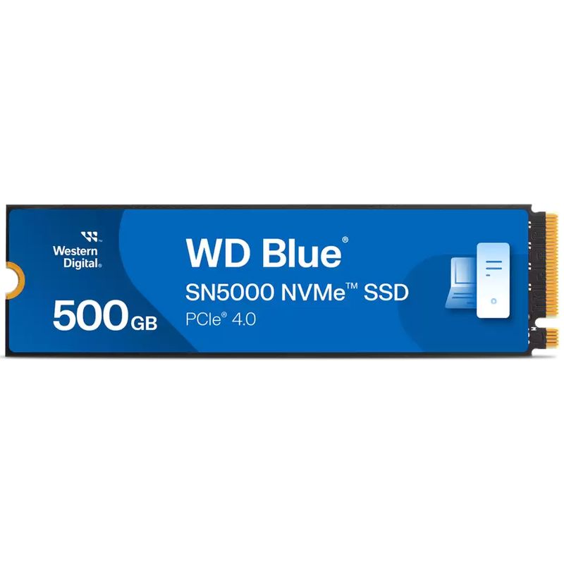 WESTERN DIGITAL Blue SN5000 SSD 500GB M.2 5000MB/s 5.5Gbit/s PCI Express 4.0 NVMe - Imagen 2 de 6