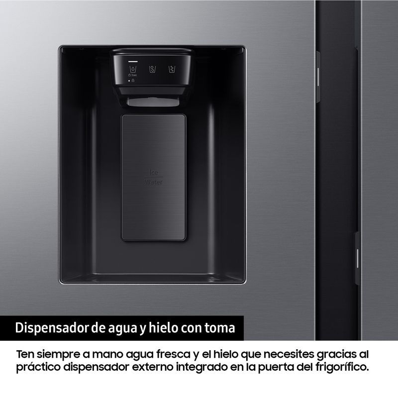 FRIGORIFICO AMERICANO SAMSUNG RS80F64KDTEF NOFROST D INOX - Imagen 9 de 9