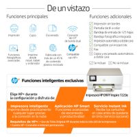 Miniatura 7 de HP ENVY Multifunción A4Wifi Thermal Inkjet Dúplex Envy Inspire 7220e Inalámbrico All-in-One Color Impresora, Instant Ink; Fotocopiadora, escáner