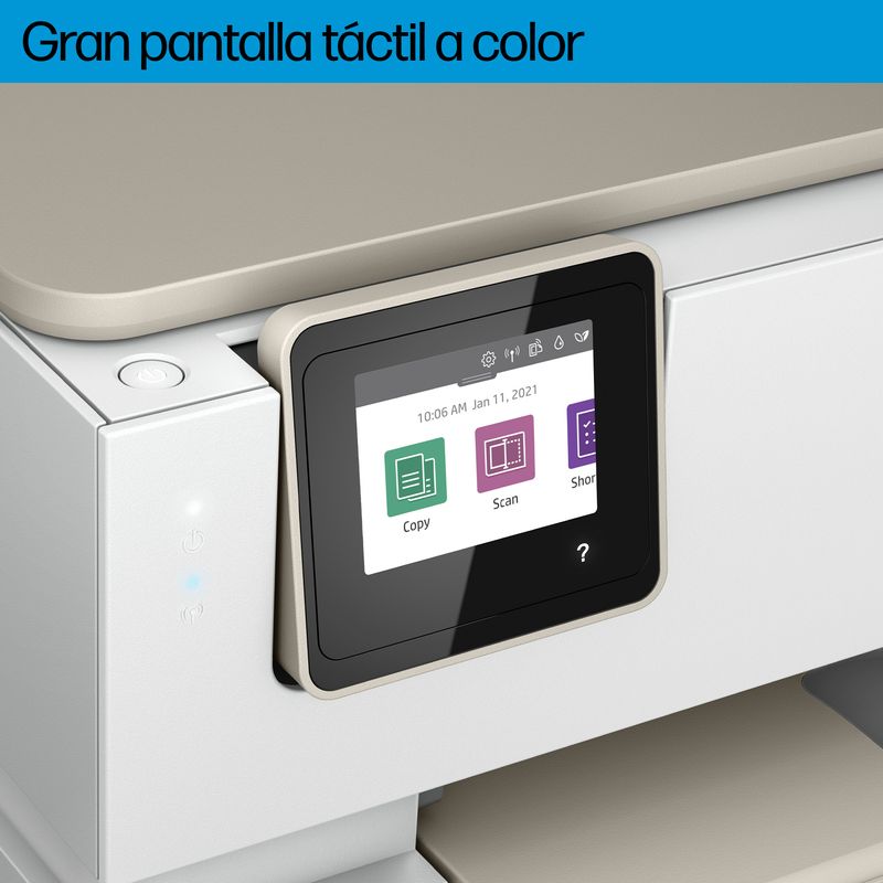 HP ENVY Multifunción A4Wifi Thermal Inkjet Dúplex Envy Inspire 7220e Inalámbrico All-in-One Color Impresora, Instant Ink; Fotocopiadora, escáner - Imagen 12 de 27