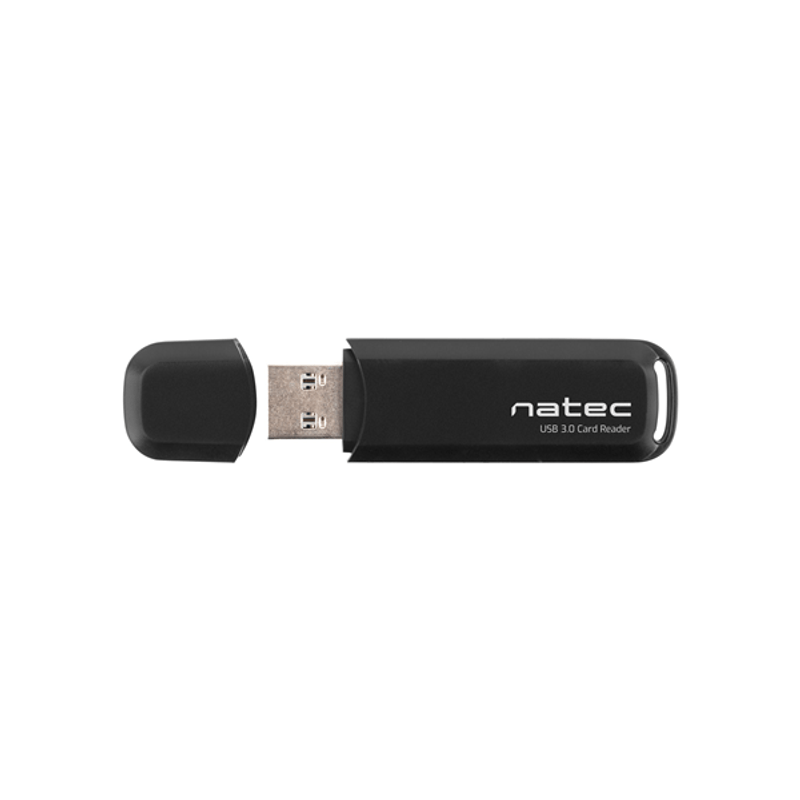LECTOR DE TARJETAS NATEC USB 3.0 SCARAB 2 SD/MICRO SD NEGRO - Imagen 1 de 1