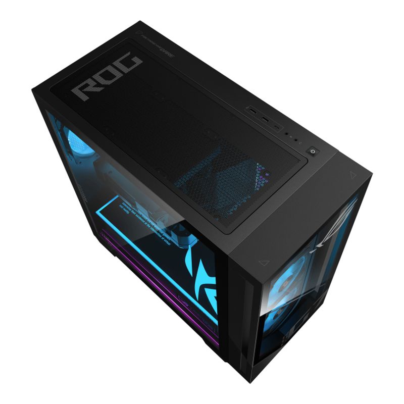 (ECI/MM) CPU ASUS ROG G700 G700TF-7265KF159W. INTEL CORE ULTRA 7 265KF. RTX 5080 (16GB GDDR7) 64GB RAM. 2TB SSD. W11 HOME. NEGRO - Imagen 3 de 9
