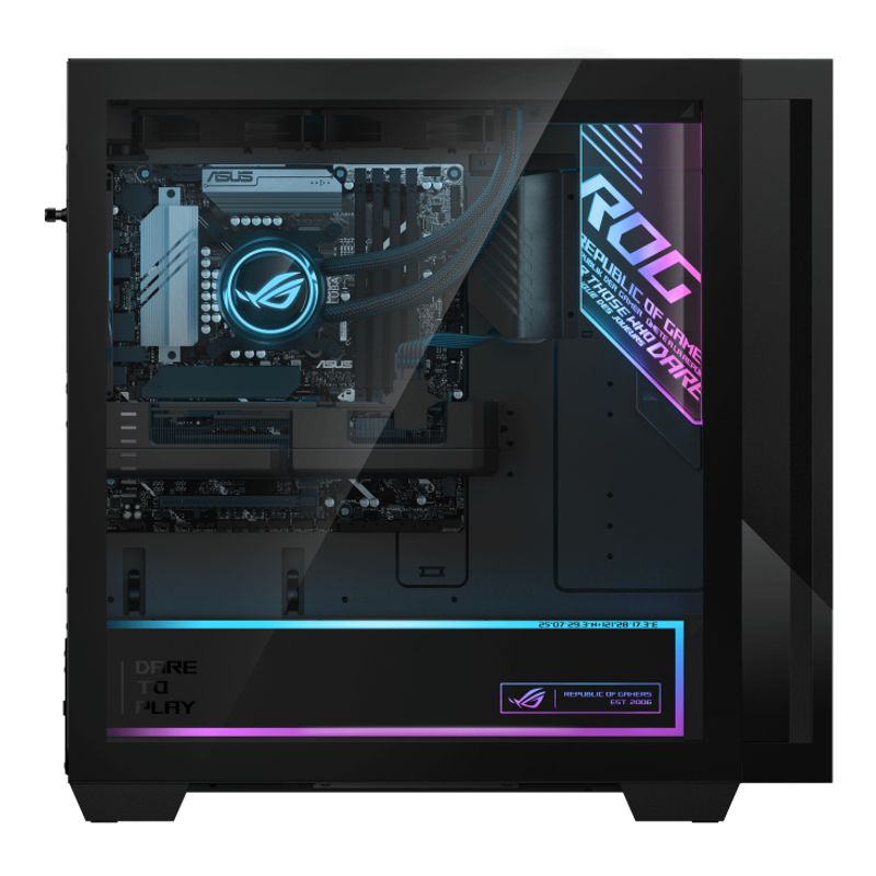 (ECI/MM) CPU ASUS ROG G700 G700TF-7265KF159W. INTEL CORE ULTRA 7 265KF. RTX 5080 (16GB GDDR7) 64GB RAM. 2TB SSD. W11 HOME. NEGRO - Imagen 7 de 9