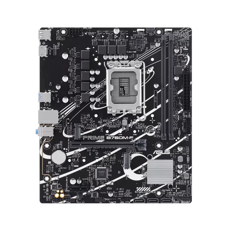 Asus Intel PRIME B760M-F LGA 1700 - Imagen 2 de 9