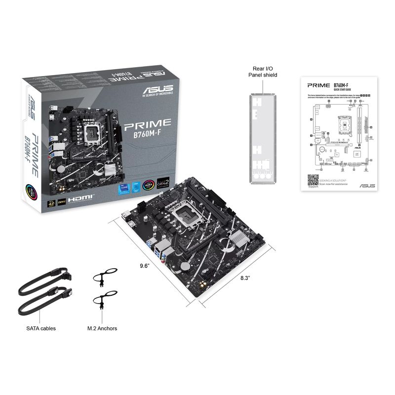 Asus Intel PRIME B760M-F LGA 1700 - Imagen 9 de 9