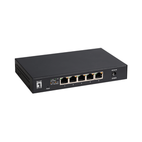 SWITCH NO GESTIONABLE LEVEL ONE GEU-0525 5P 2.5GbE CARCASA METAL NO RACK
