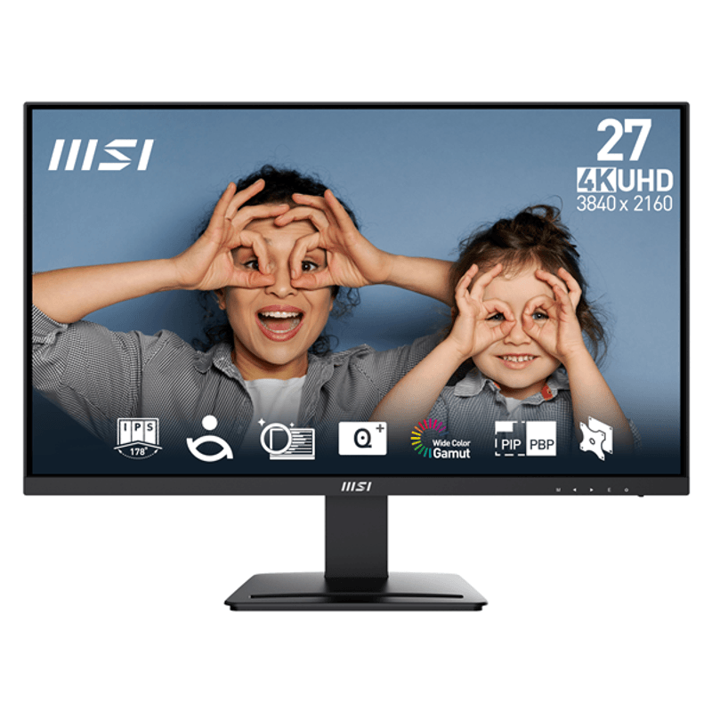 MSI Pro MP273U Pro 27" IPS 4K Ultra HD HDMI Altavoces - Imagen 1 de 16